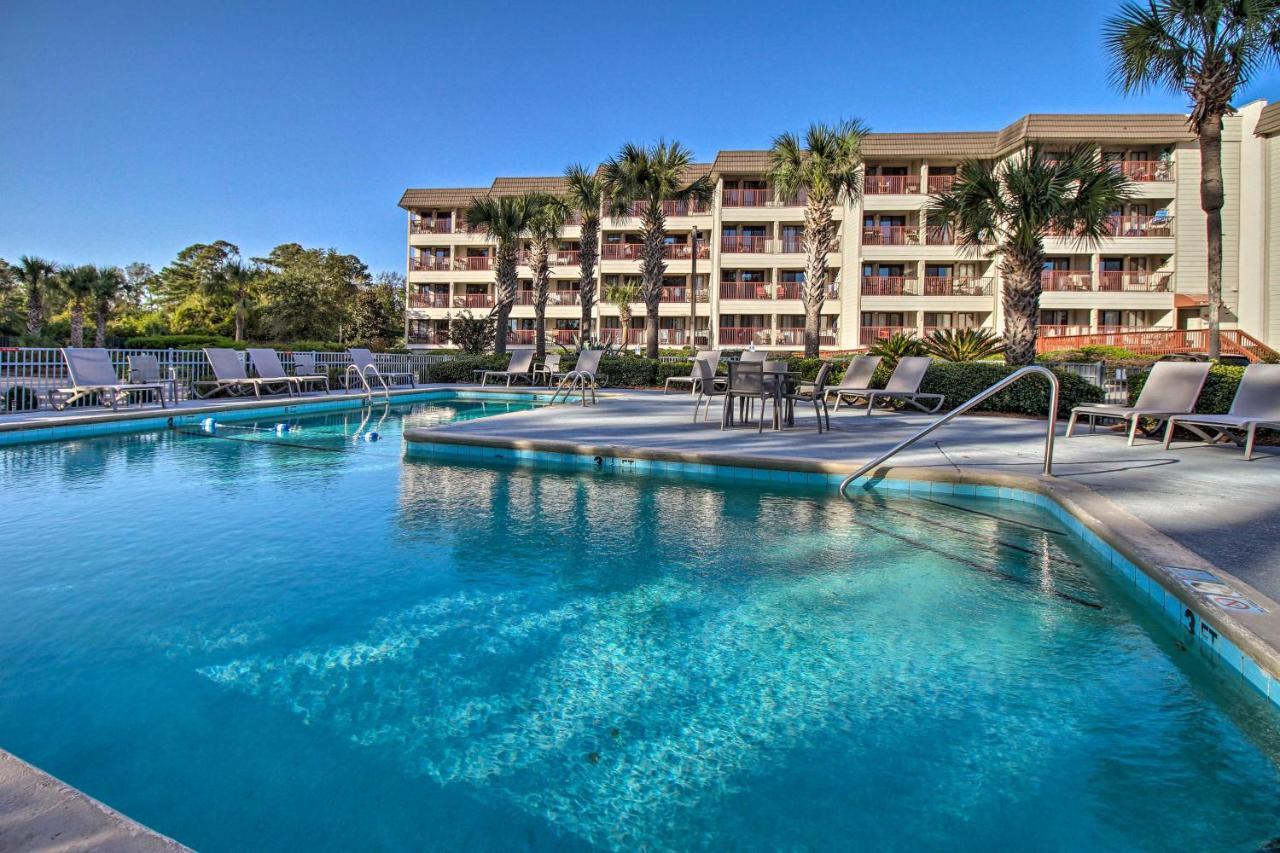 Hilton Head Resort Condo Pool Bar And Beach Access ヒルトンヘッドアイランド エクステリア 写真